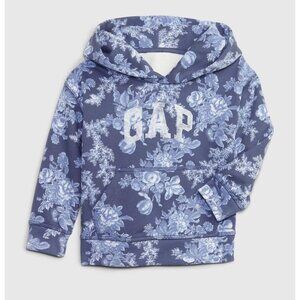 GAP x LoveShackFancy Blue Floral Hoodie Sweatshirt Size 2 Years NEW